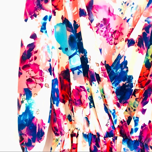 NWT | By Together | Floral Cold Shoulder Romper - Picture 2 of 6